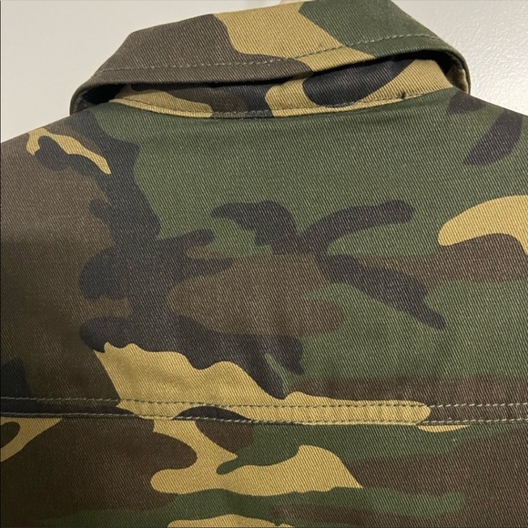 Zara Fur-lined Denim Trucker Jacket, Small - Picture 7 of 16